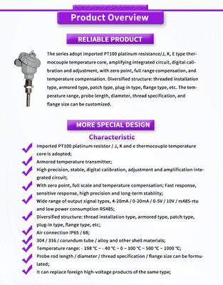 UNIVO UBW200Y Digital Thermocouple with Customizable Probe 198 C to 1000 C Range