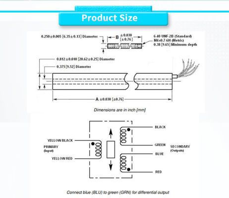 Customized UHRB1000Y UNIVO Linear Position Sensor for High Temperature Applications