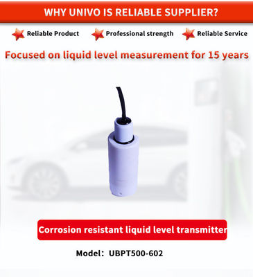 Precision Liquid Level Transmitter for Corrosive Liquids in Range 0.5-100m from UNIVO