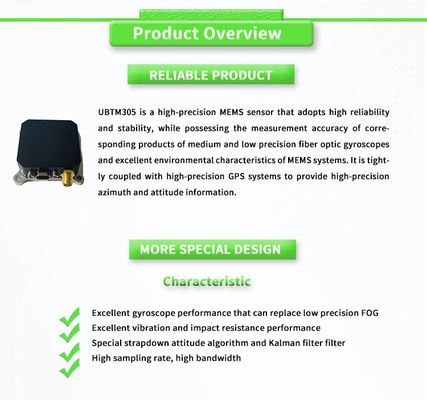 UBTM305 UNIVO Antenna Navigation Inertial System with Gyro FOG and Fibre Optic Sensors