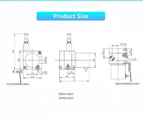 UBPR-03Y Displacement Measuring Sensor Construction Machinery Ultimate Tool